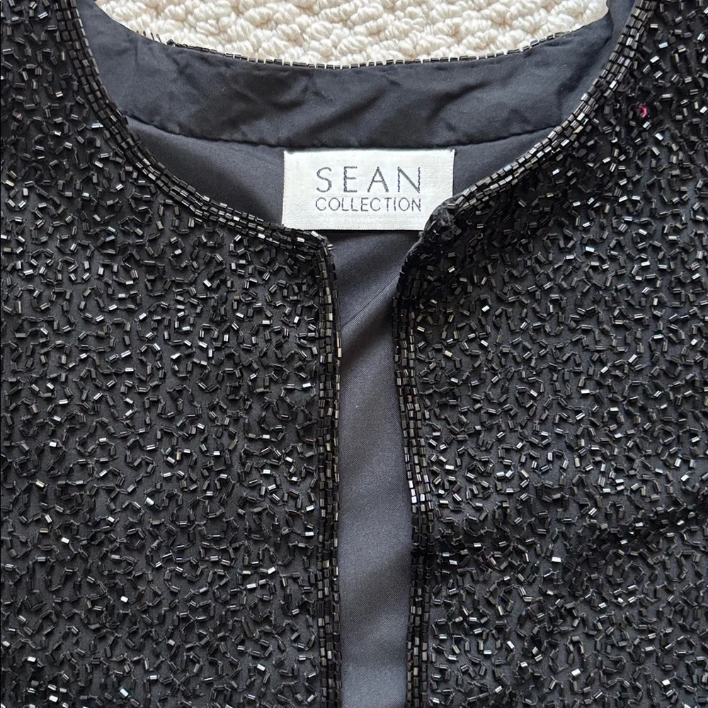 Sean Collection Vintage Silk Beaded Jacket - Picture 4 of 8